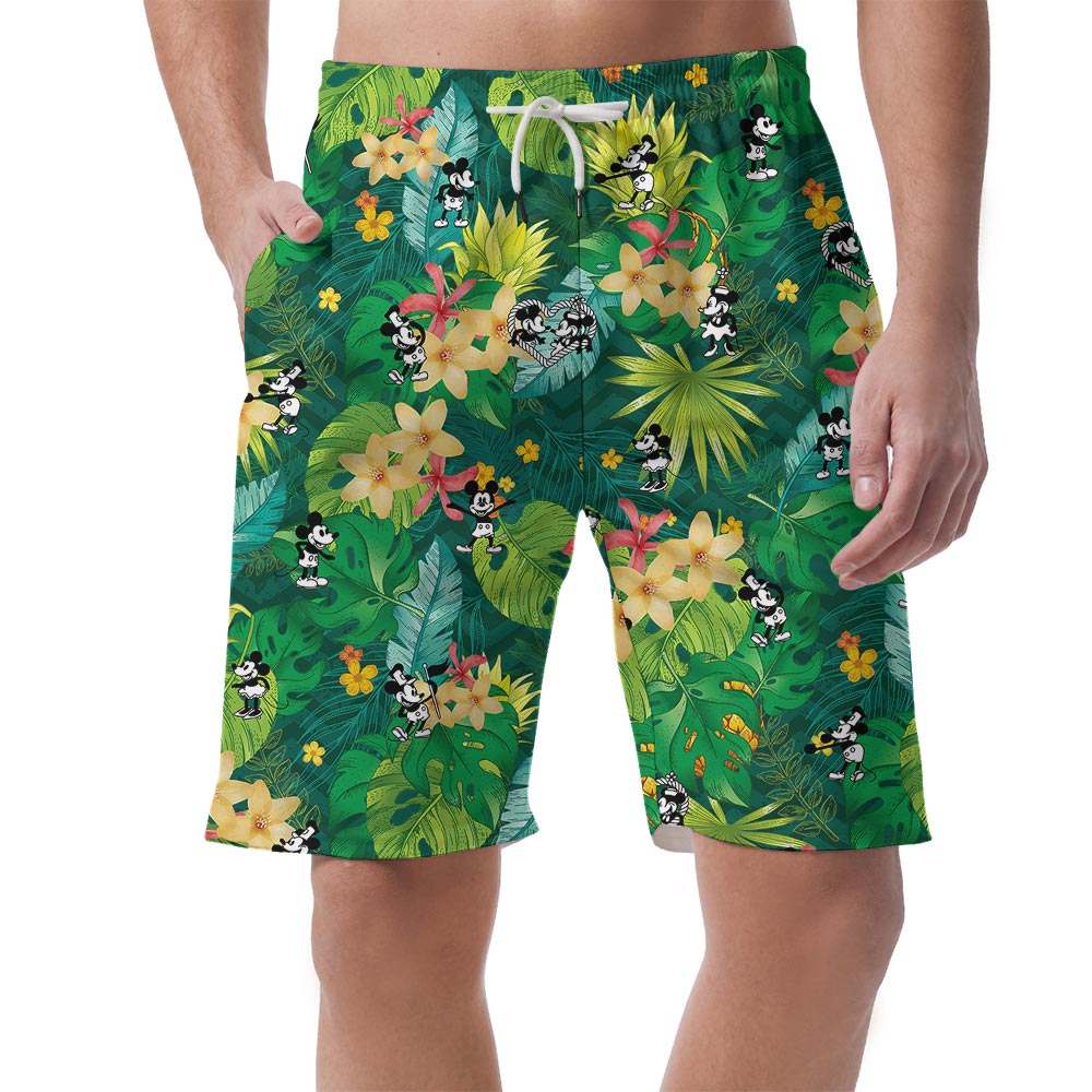 Steamboat Willie Mickey Mouse Men's Summer Shorts With Pockets - variant image 1