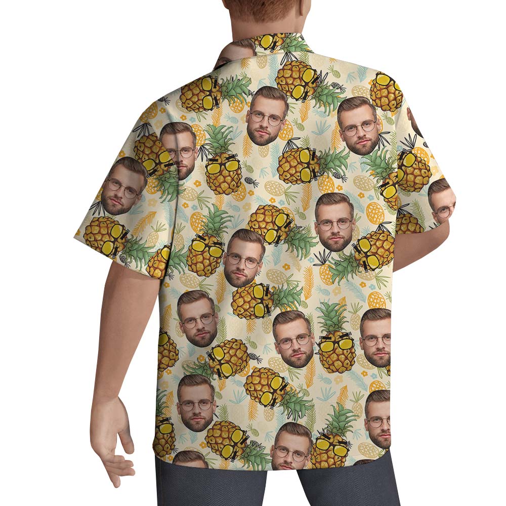 Custom Pineapple Hawaiian Shirt with Face On Them