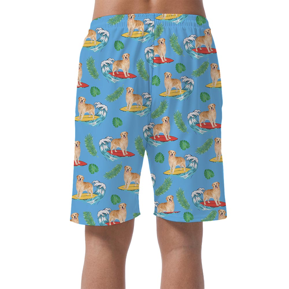 Men's Hawaiian Shorts Aloha Dog Print