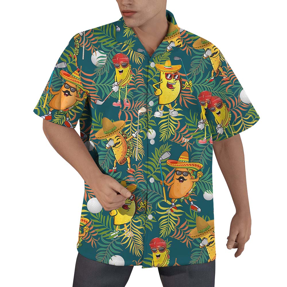 Taco Golf Hawaiian Shirt For Men - variant image 1