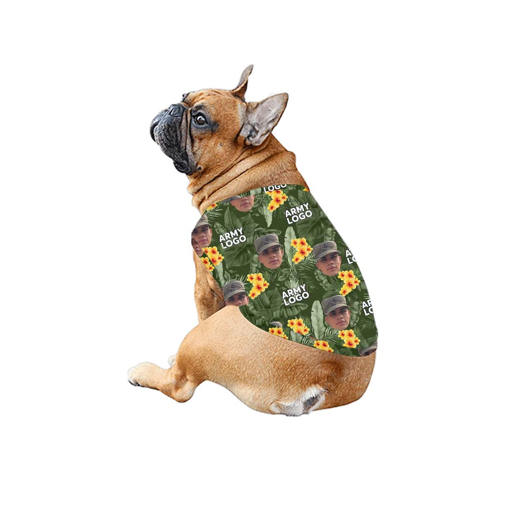 Custom Picture Military Matching Hawaiian Outfits For Family