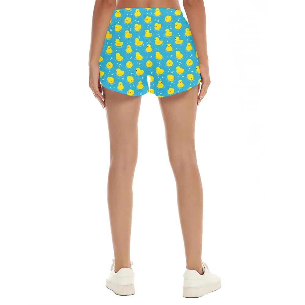 Matching Duck Lover Hawaiian Shorts Women