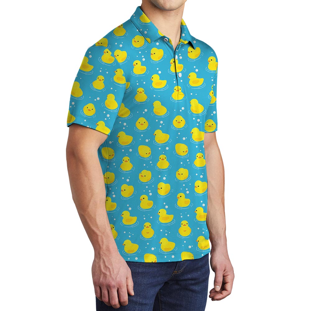 Duck Lover Hawaiian Polo Men For Vacation