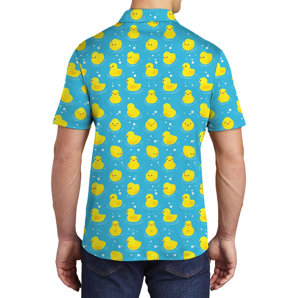 Duck Lover Hawaiian Polo Men For Vacation