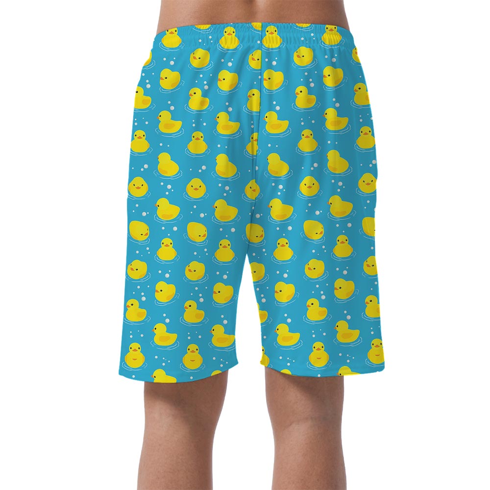 Duck Hawaiian Shorts Men For Summer Vacation