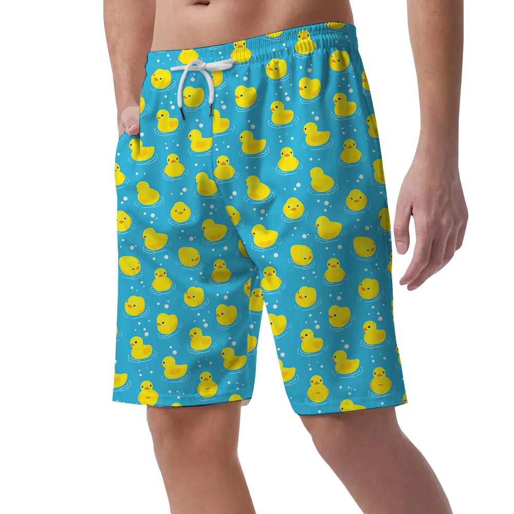 Duck Hawaiian Shorts Men For Summer Vacation