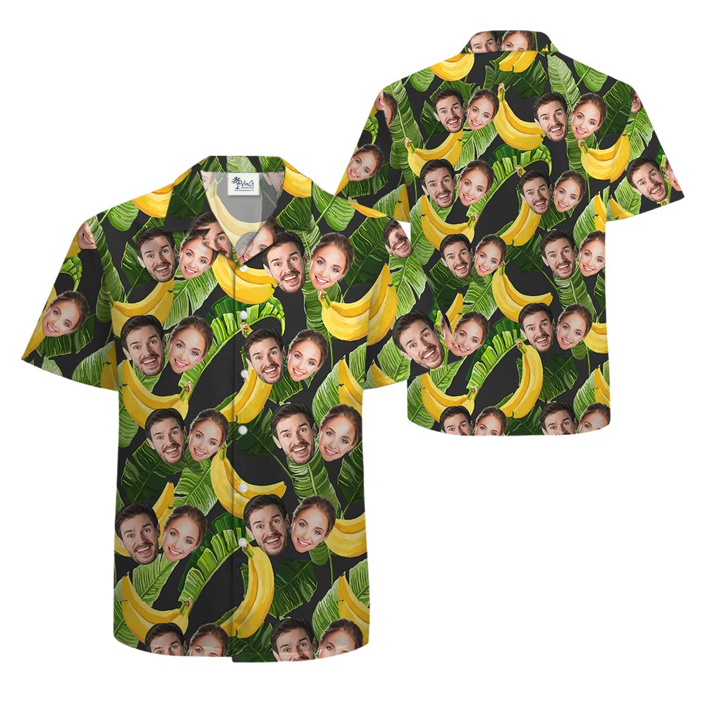 Banana Custom Couple Hawaiian Shirts Men