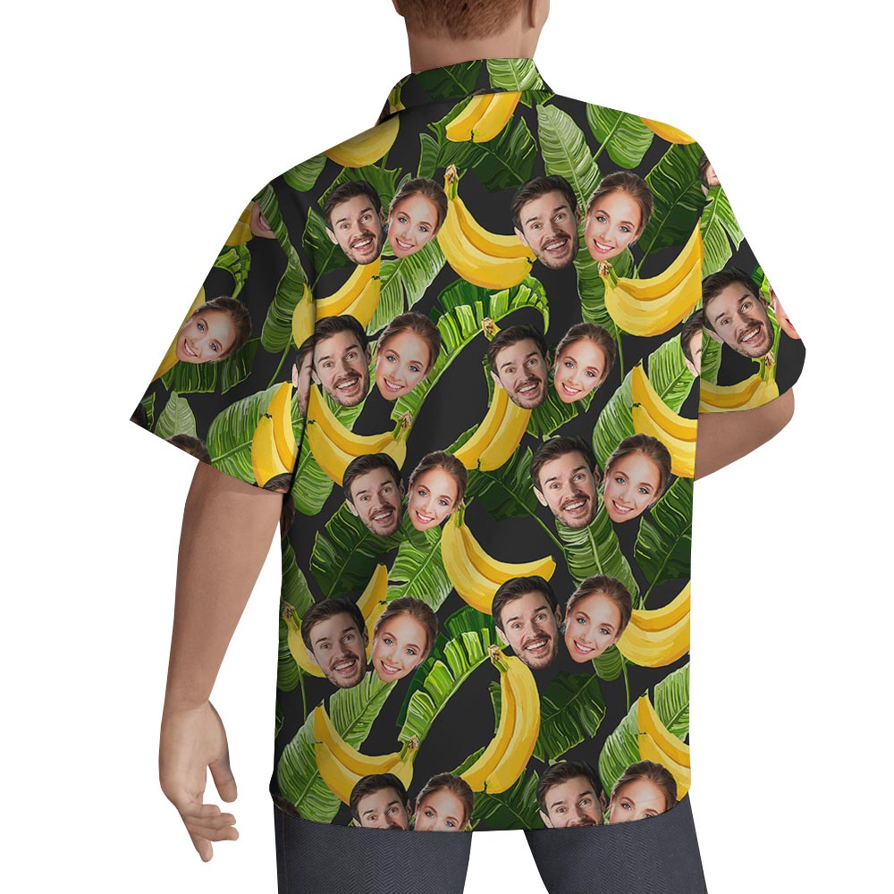 Banana Custom Couple Hawaiian Shirts Men