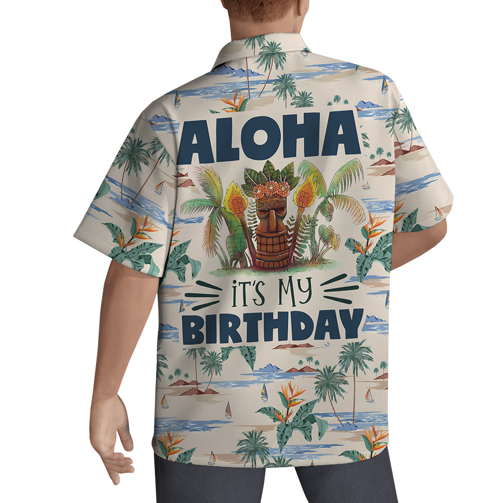 Fun Island Birthday Hawaiian Shirt for Men - variant image 1