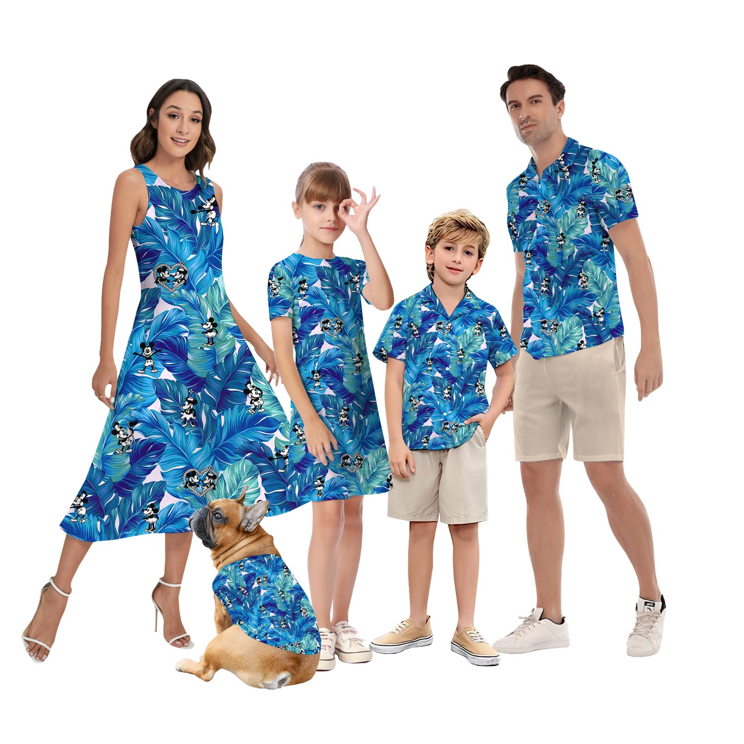 Mickey Mouse Steamboat Willie Matching Hawaiian Shirts For Couples - variant image 1