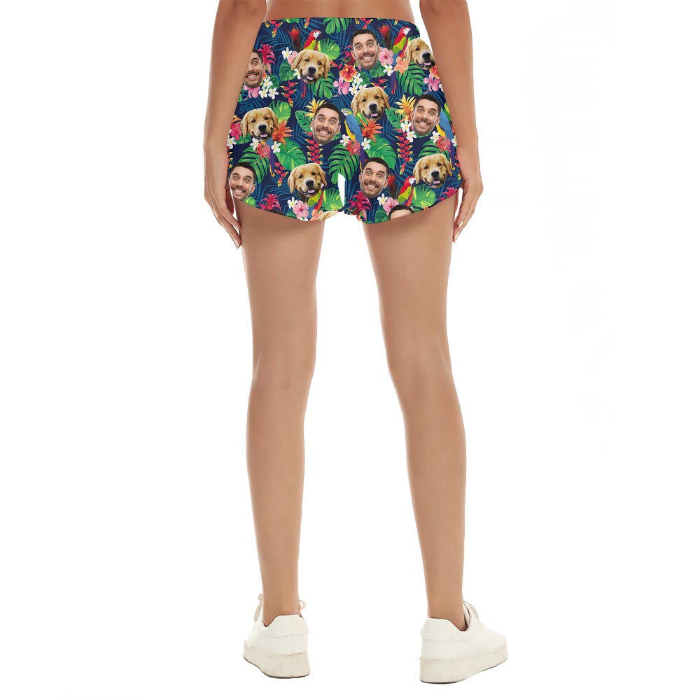 Matching Custom Hawaiian Shorts Women