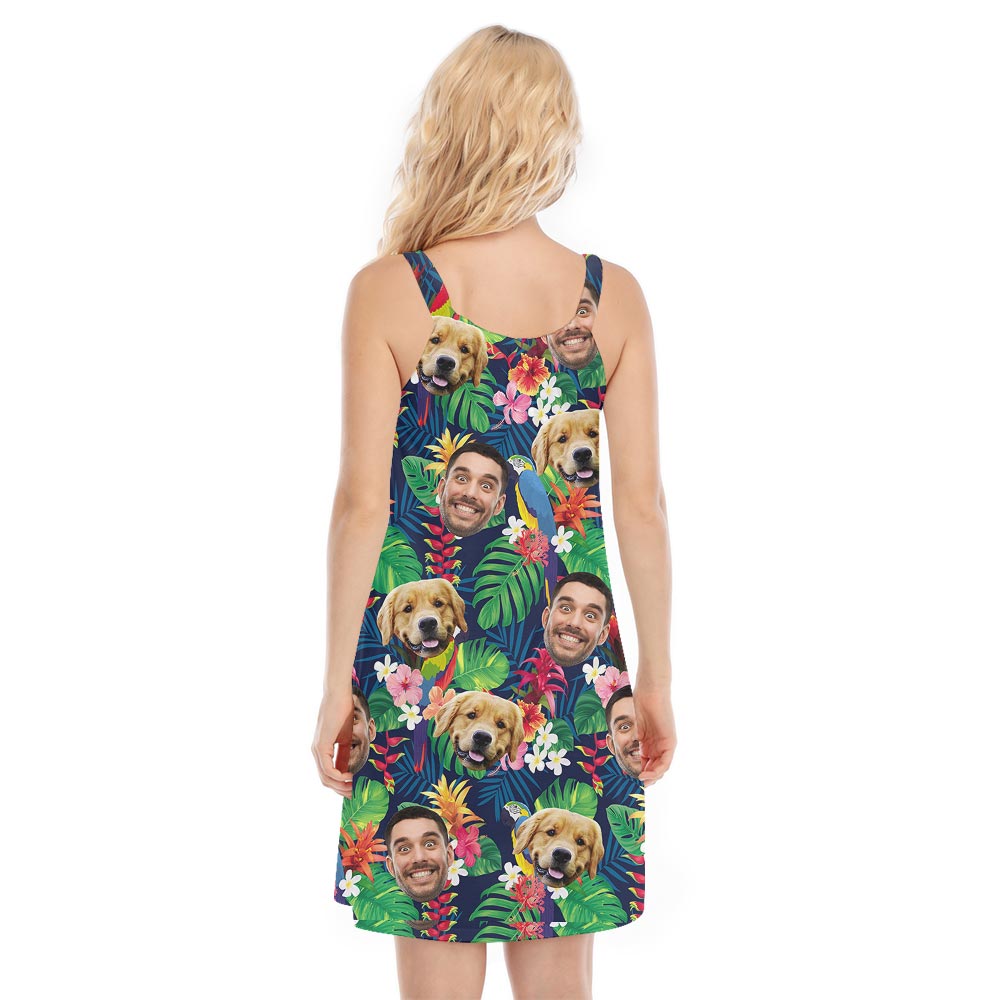 Custom Hawaiian Cami Dress For Woman