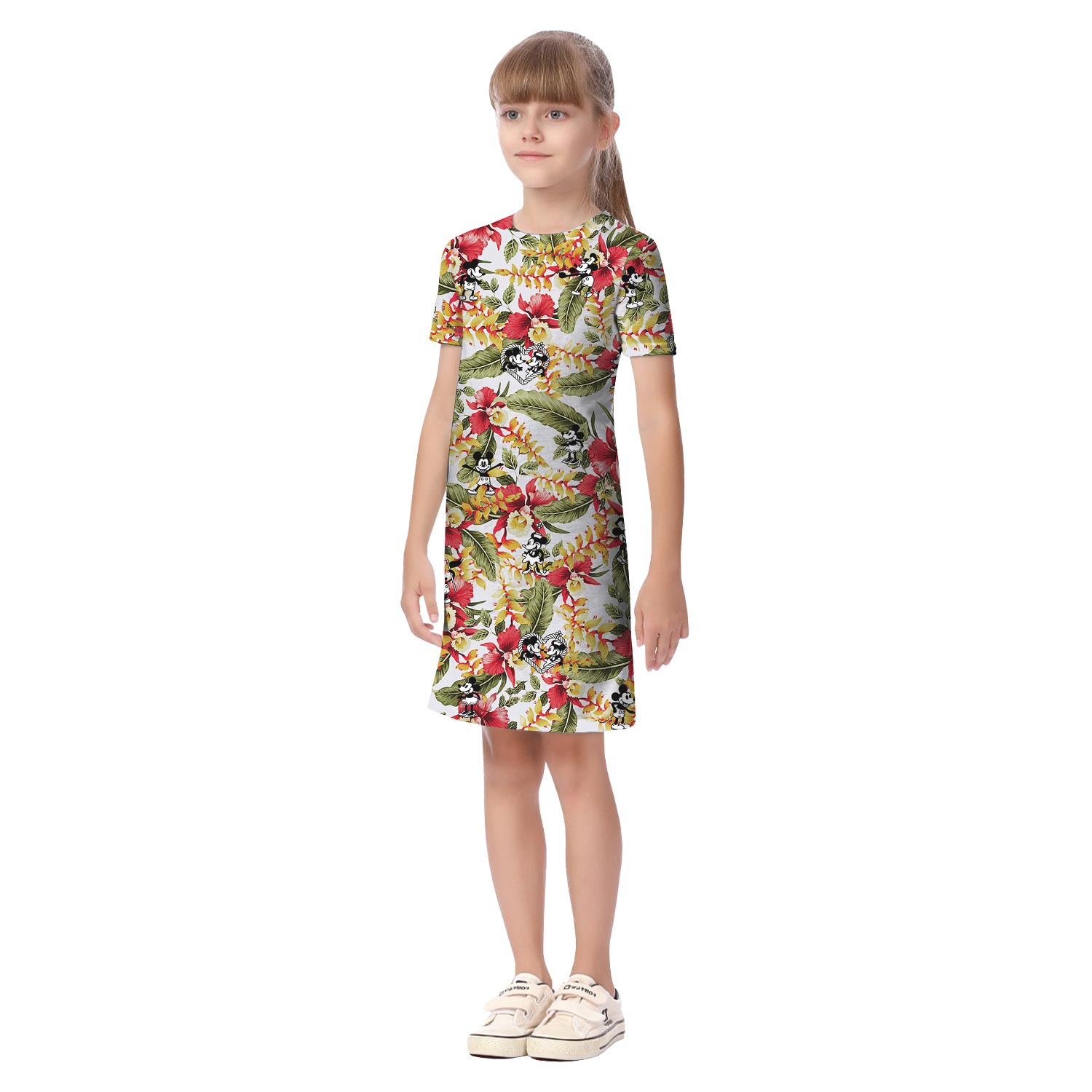 Matching Mickey Minnie Steamboat Willie Hawaiian Outfit For Vacation