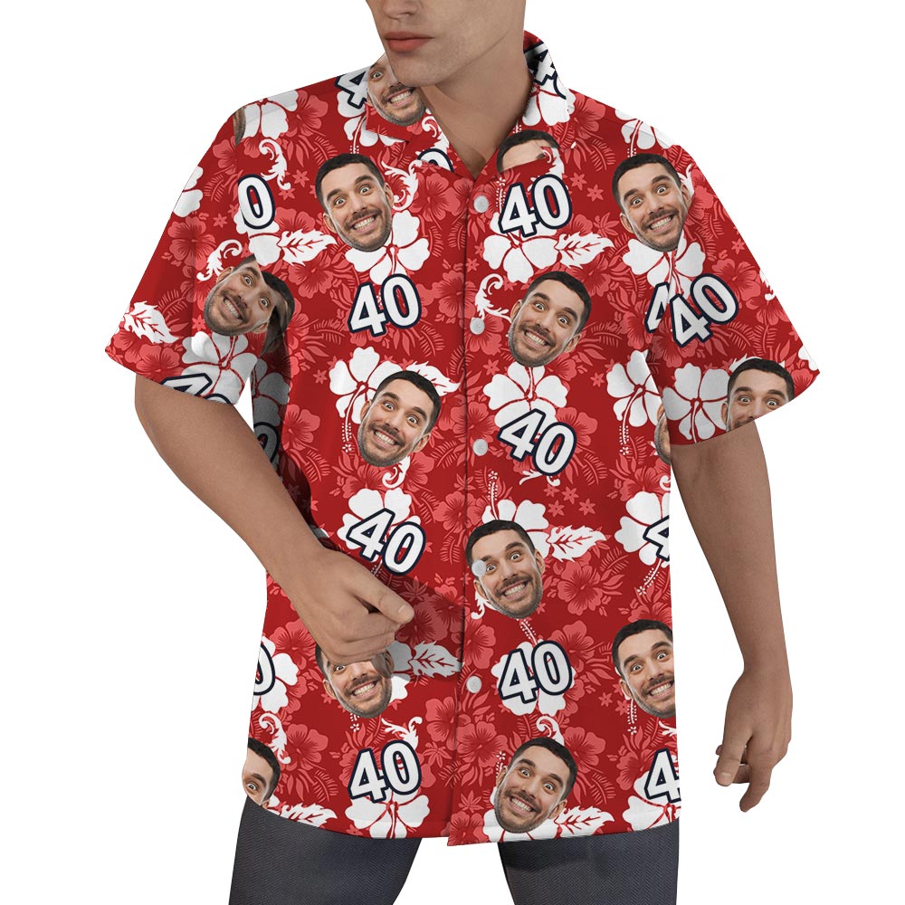 Unique Happy Birthday Personalized Men Hawaiian Shirt With Age - variant image 1