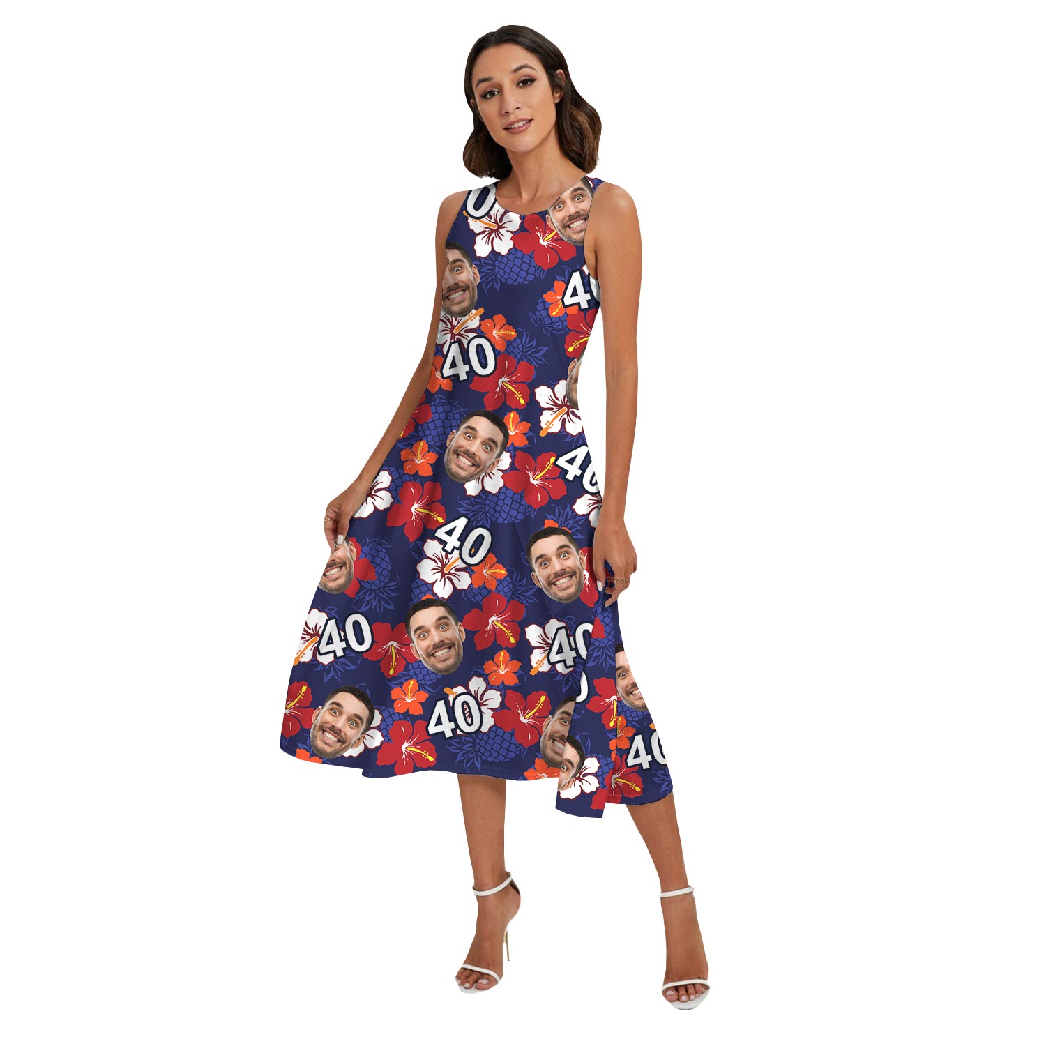 Happy Birthday Custom Matching Couples Hawaiian Clothing
