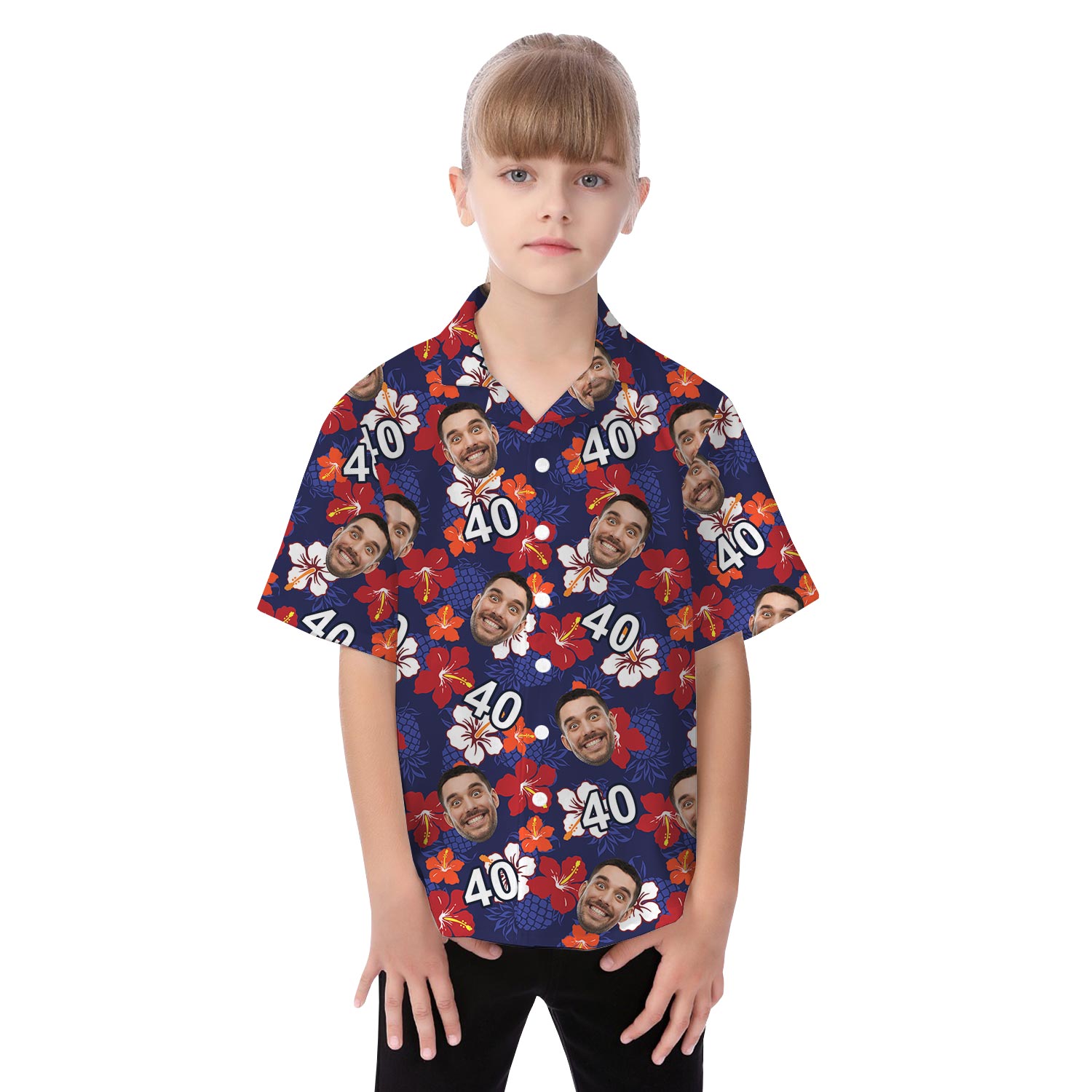 Happy Birthday Custom Matching Couples Hawaiian Clothing