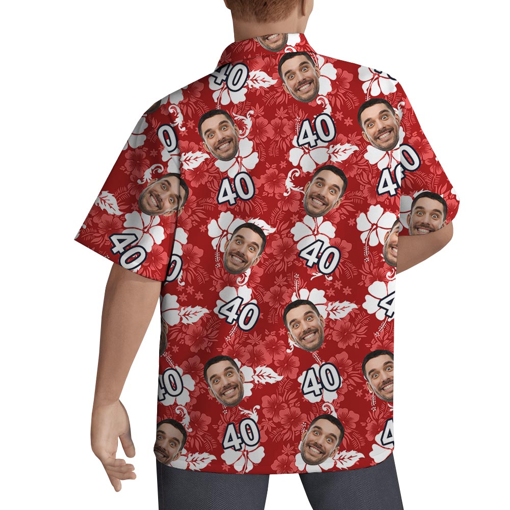 Unique Happy Birthday Personalized Men Hawaiian Shirt With Age