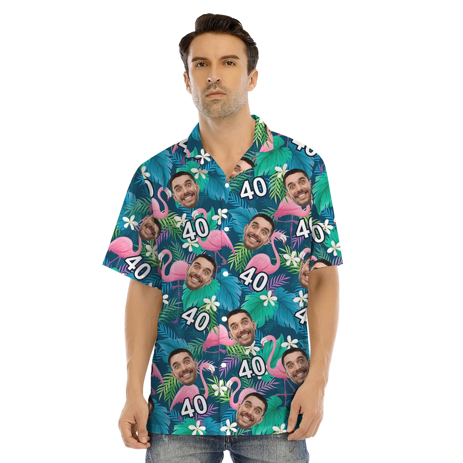 Personalized Birthday Matching Family Hawaiian Shirt And Dress