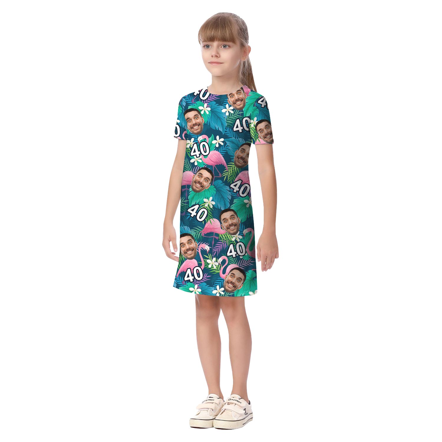 Personalized Birthday Matching Family Hawaiian Shirt And Dress