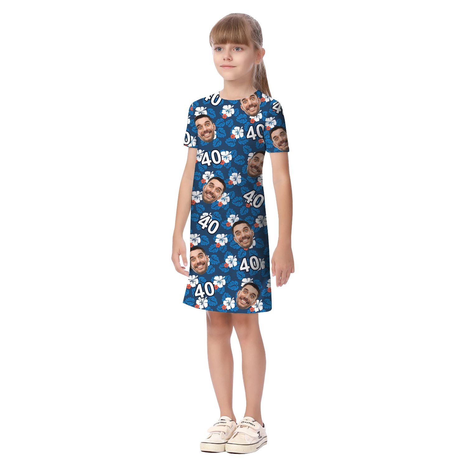 Custom Happy Birthday Matching Family Hawaiian Shirt Outfit