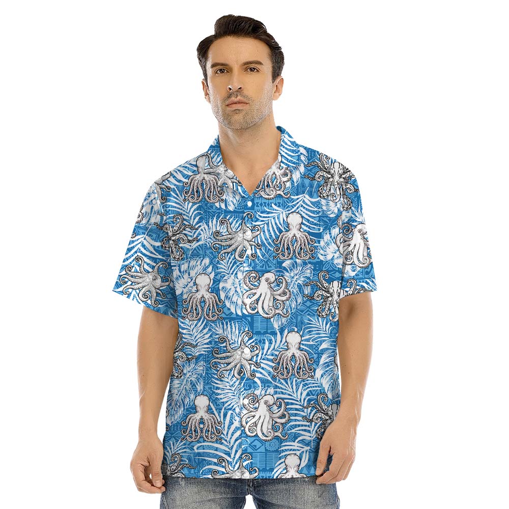 Octopus Matching Hawaiian Shirt For Family And Dog