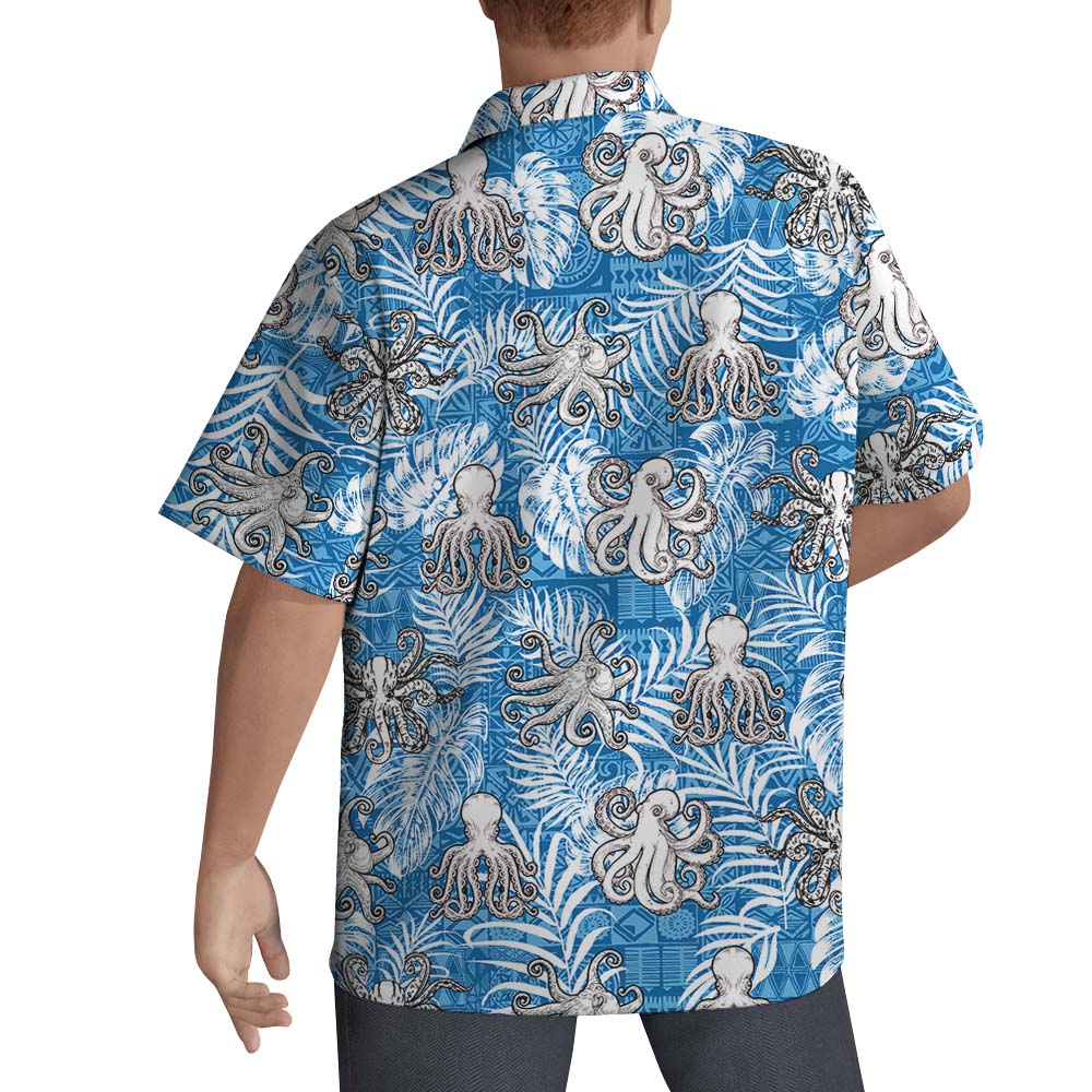 Octopus Vintage Men's Hawaiian Shirt For Men