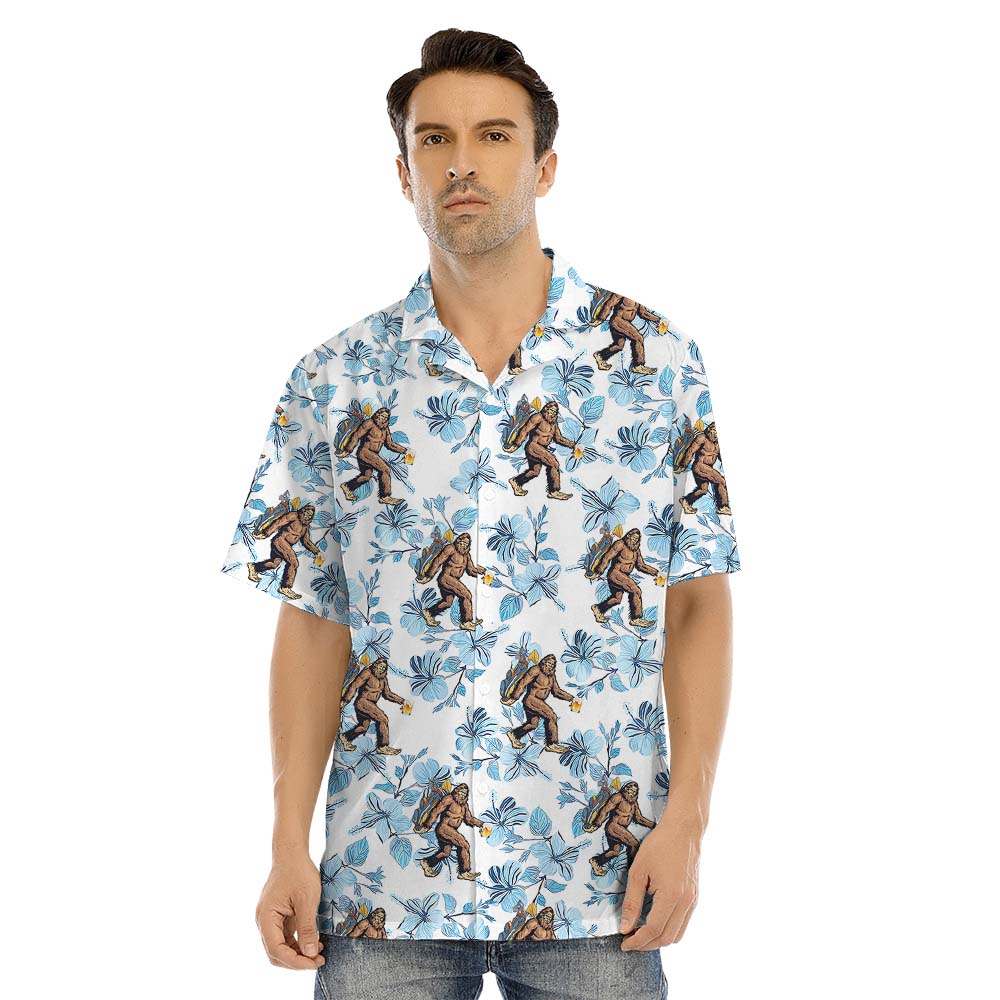 Bigfoot Beer Golfer Matching Family Hawaiian Shirts