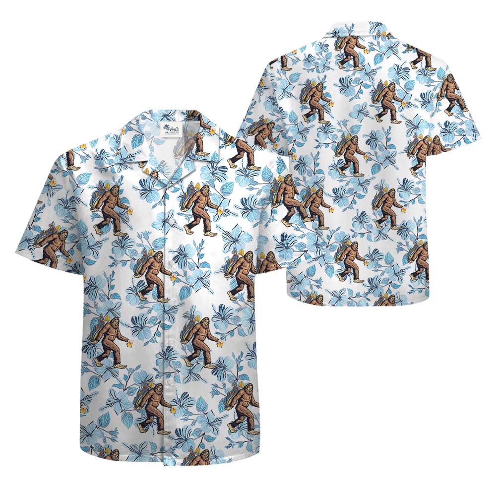 Bigfoot Golf Bear Men's Hawaiian Shirts