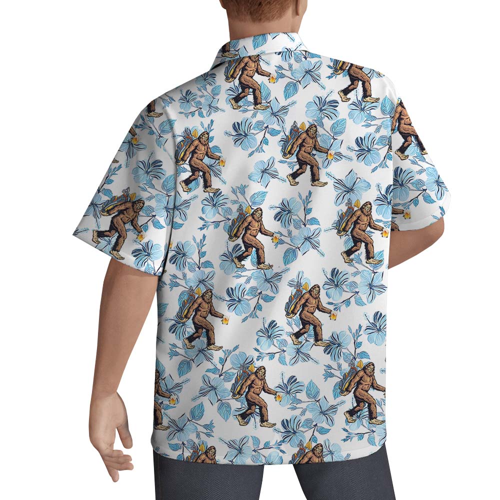Bigfoot Golf Bear Men's Hawaiian Shirts