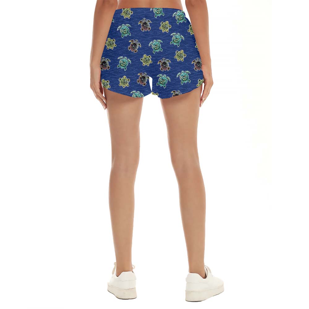 Turtle Navy Women's Beach Shorts