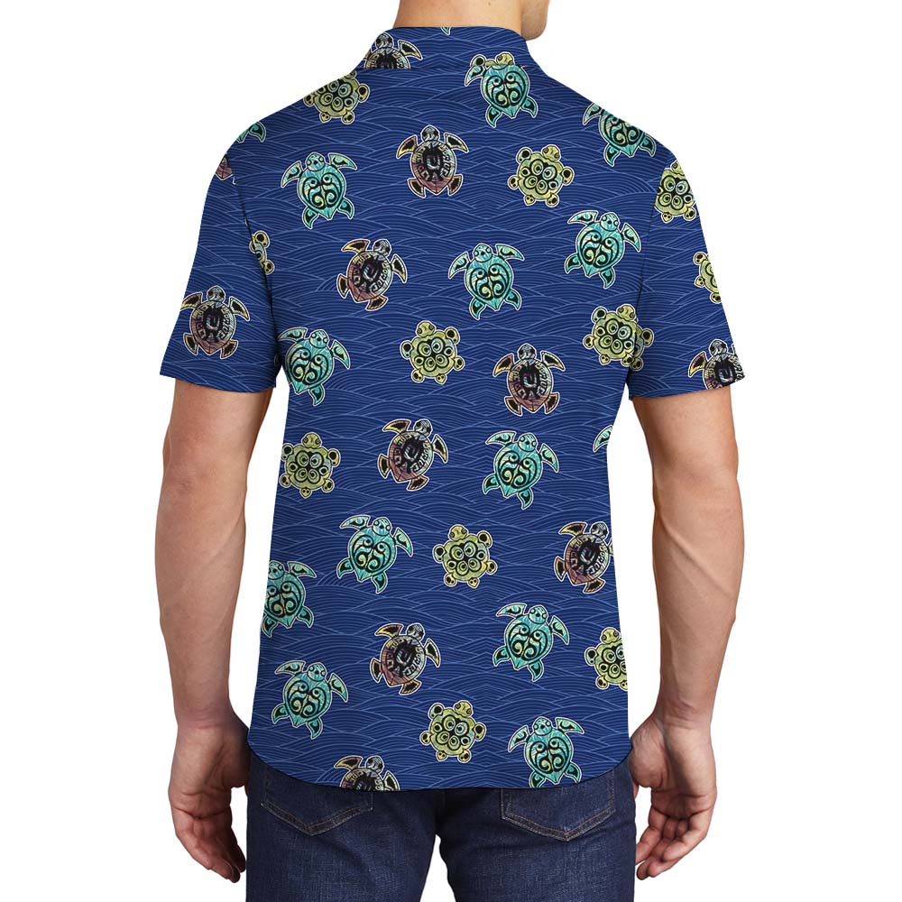 Turtle Ocean Men's Polo Shirt