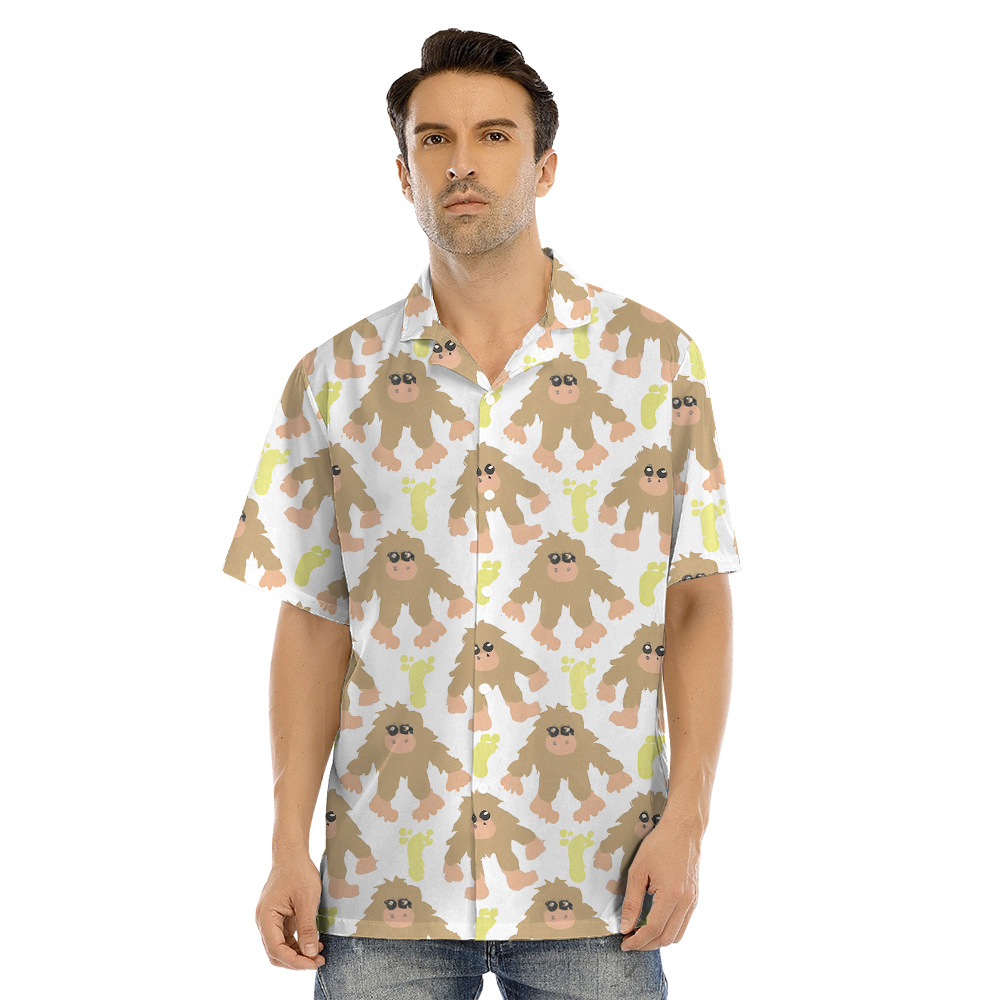 Cute Bigfoot Matching Hawaiian Outfits For Family