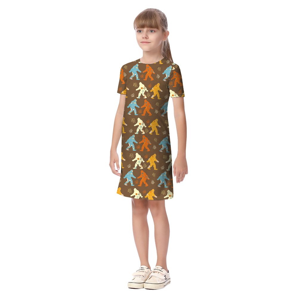Funny Sasquatch Classic Family Matching Hawaiian Outfits