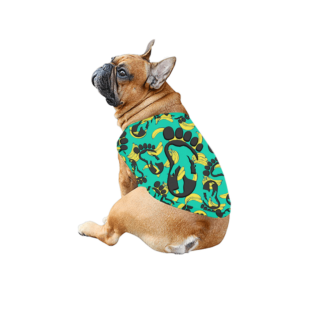 Funny Bigfoot Banana Green Matching Family Hawaiian Outfits