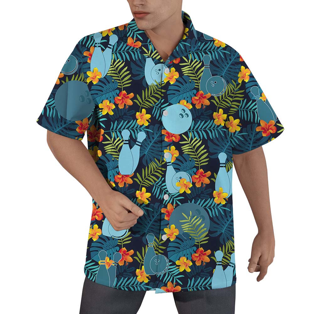 Men's Bowling Club Hawaiian Shirt - variant image 1
