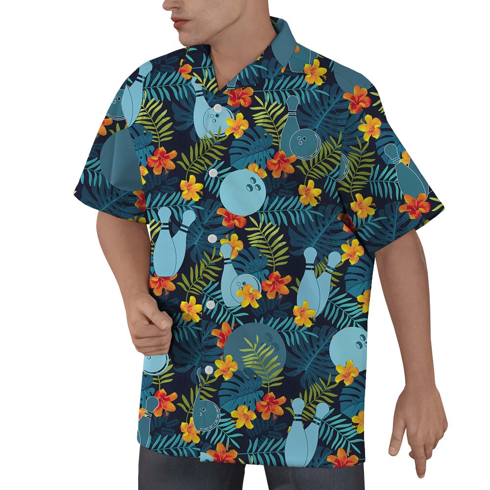 Men's Bowling Club Hawaiian Shirt