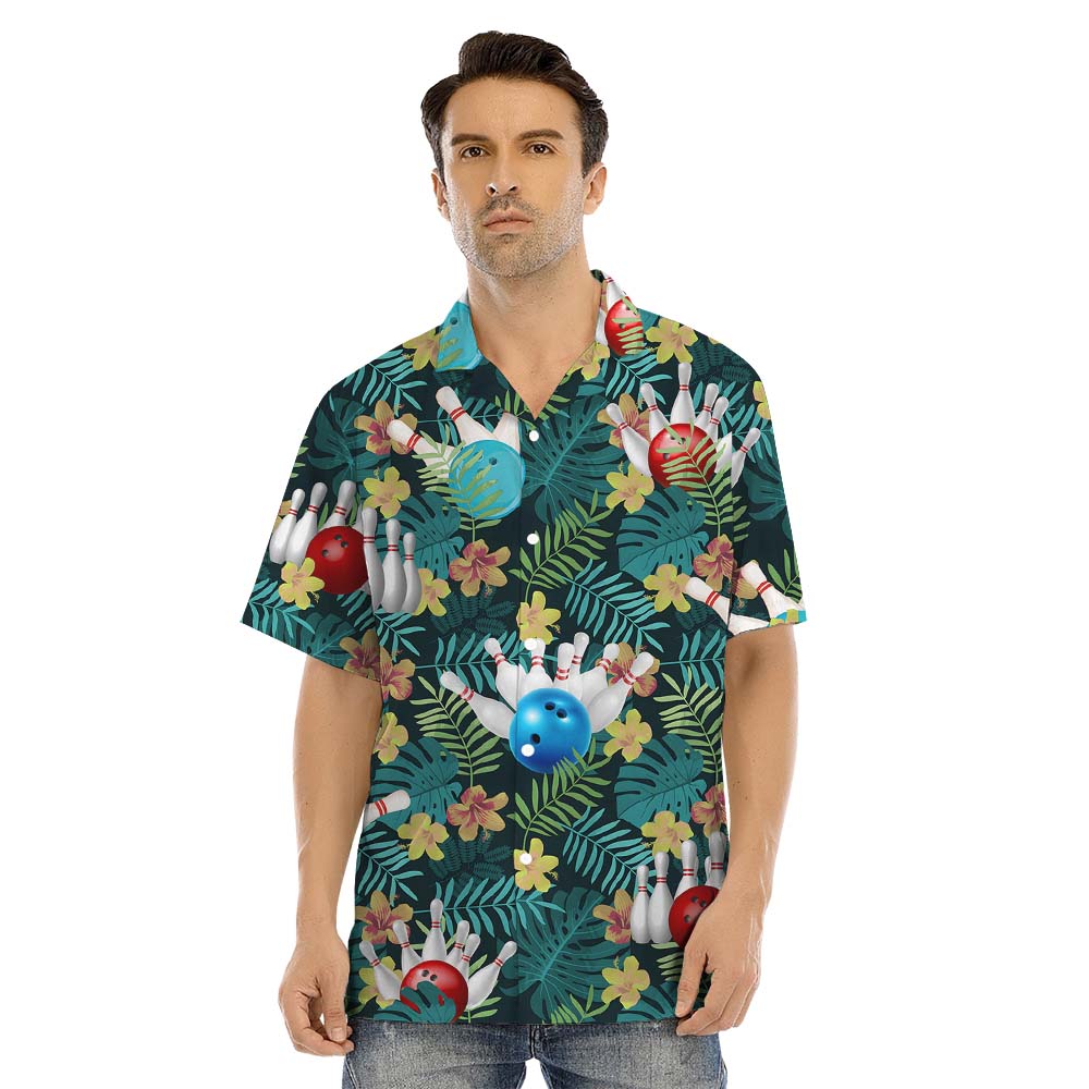Bowling Tropical Matching Family Hawaiian Outfits