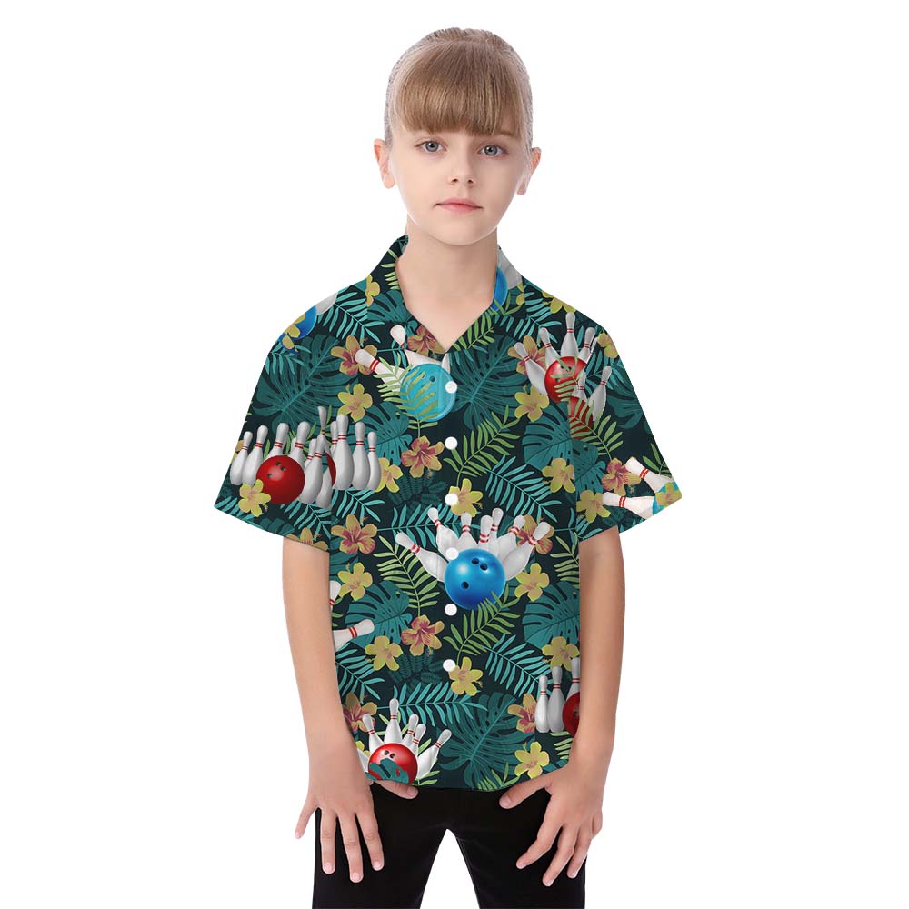 Bowling Tropical Matching Family Hawaiian Outfits