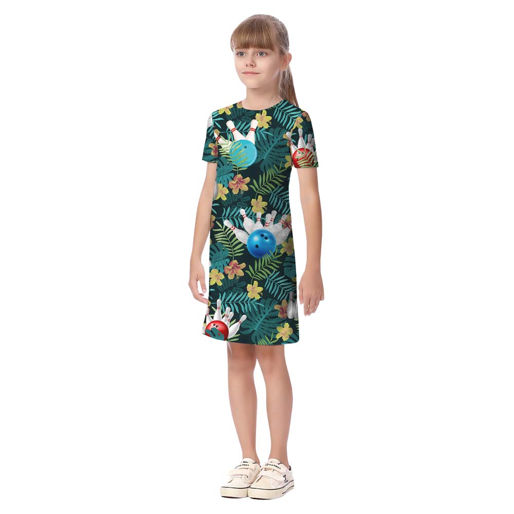 Bowling Tropical Matching Family Hawaiian Outfits