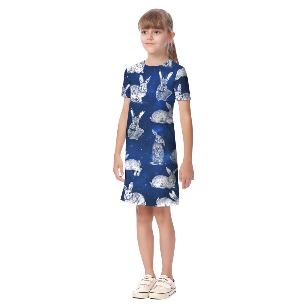 Rabbit Matching Family Hawaiian Shirts For Easter