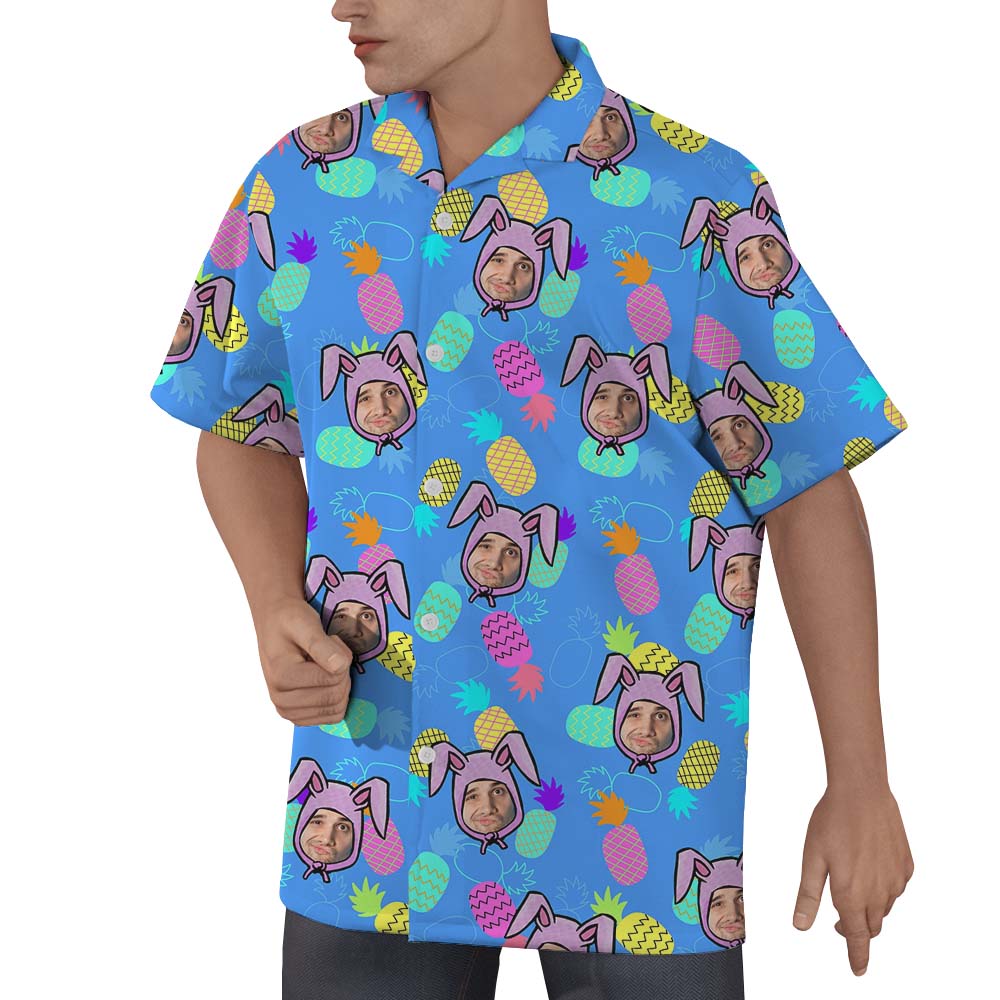 Custom Face Easter Hawaiian Shirt