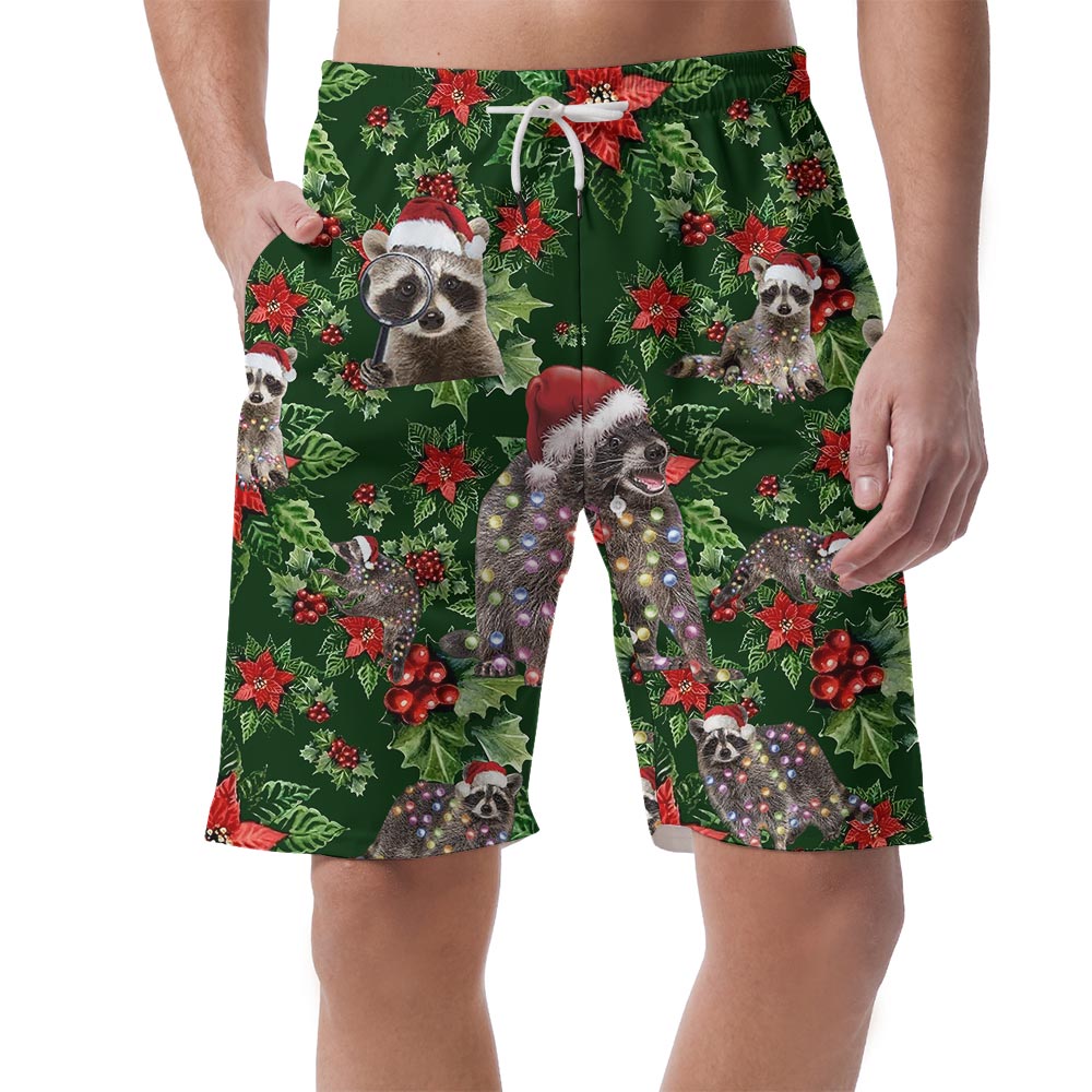 Matching Raccoon Hawaiian Shorts Men - variant image 1