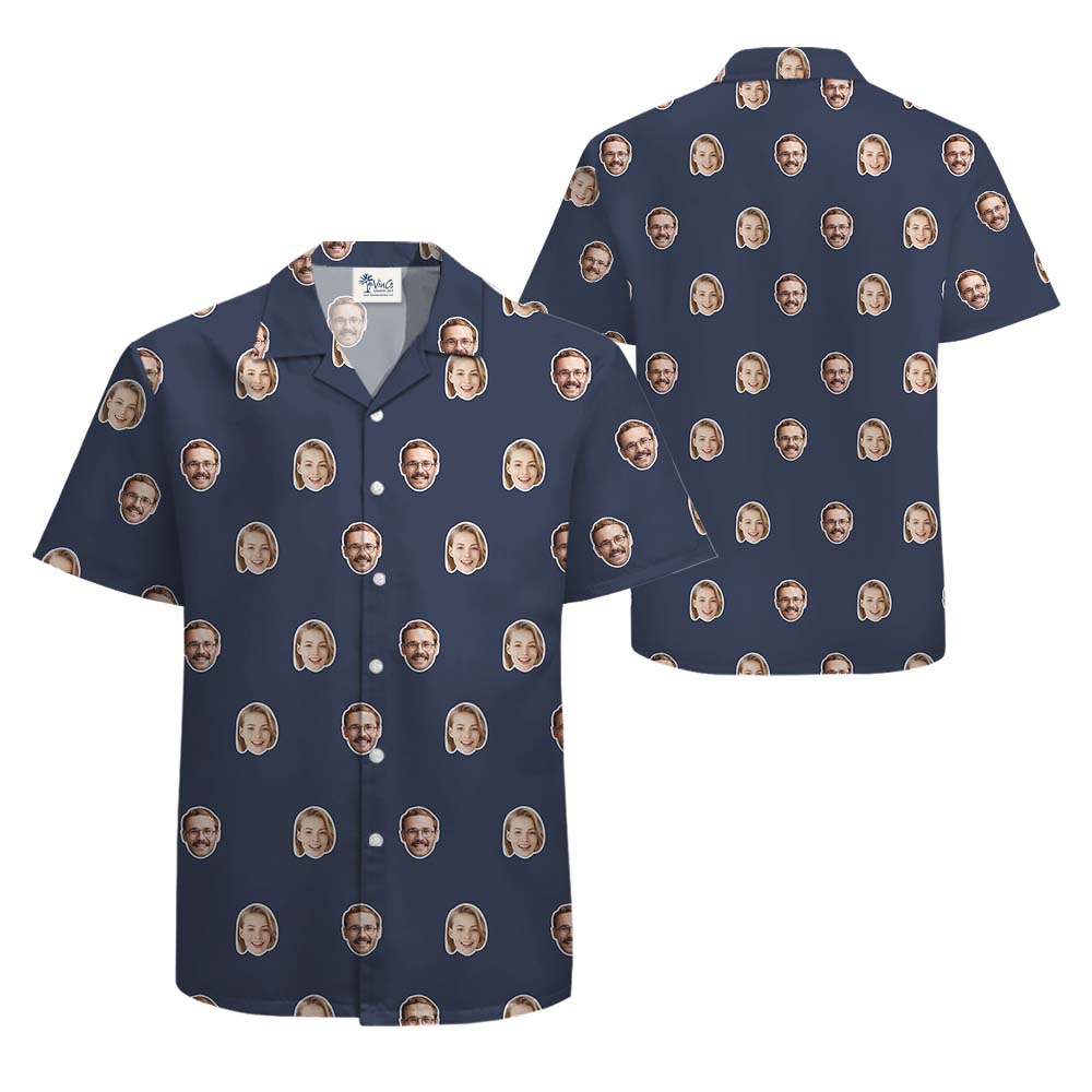 Custom Hawaiian Shirt 3 Or 4 Faces For Men