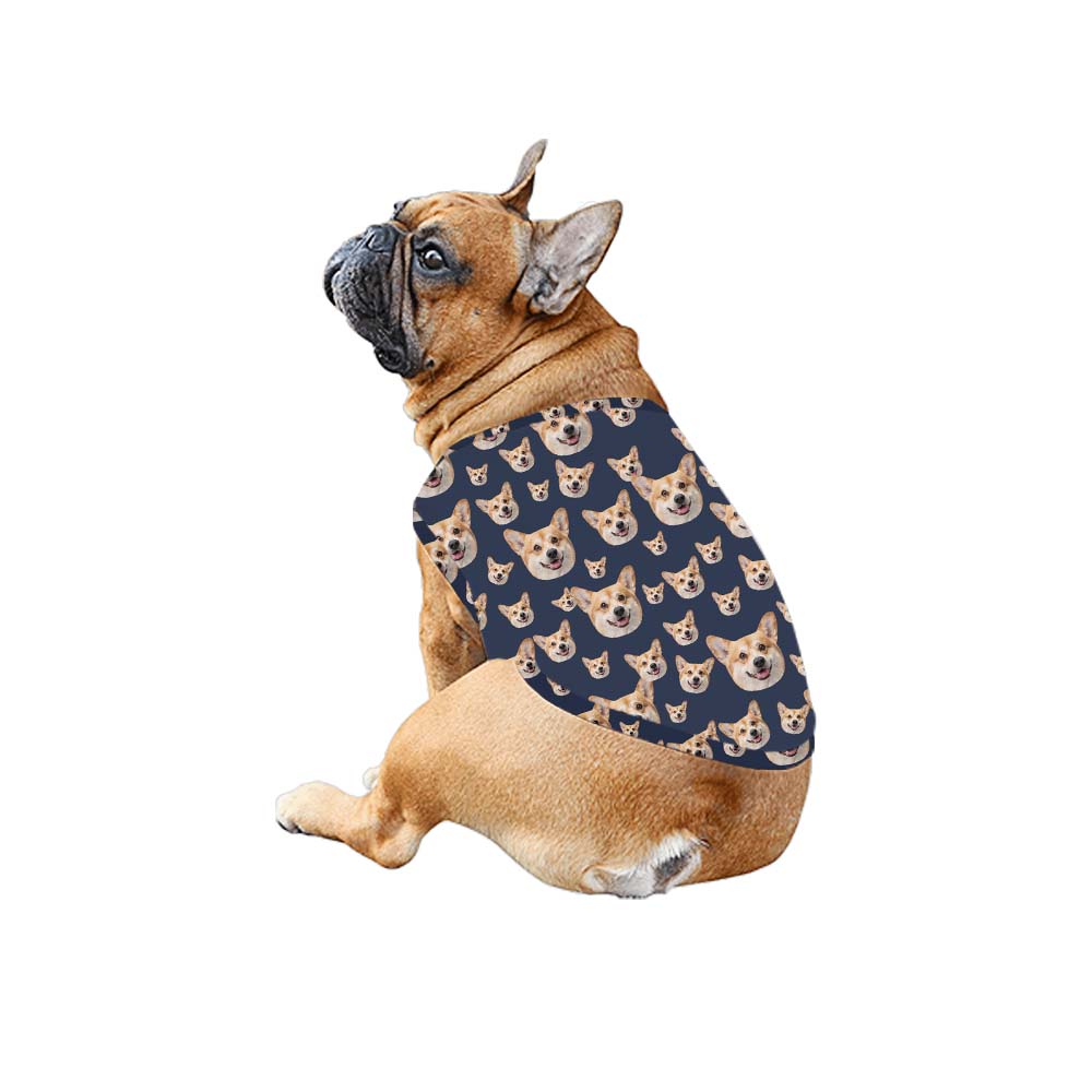 Face On Matching Family Hawaiian Outfits With Pet
