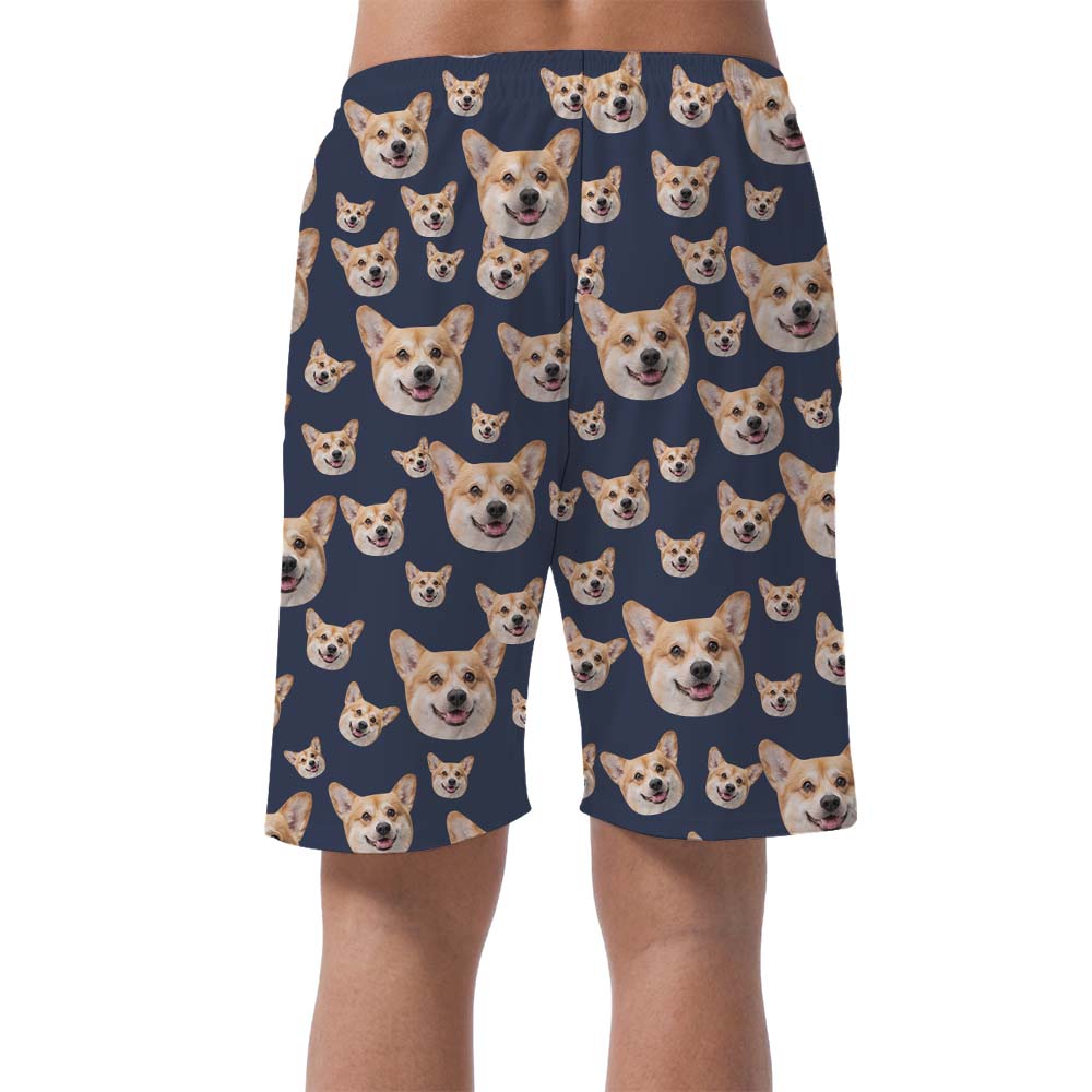 Multiple Face Custom Men's Swim Shorts