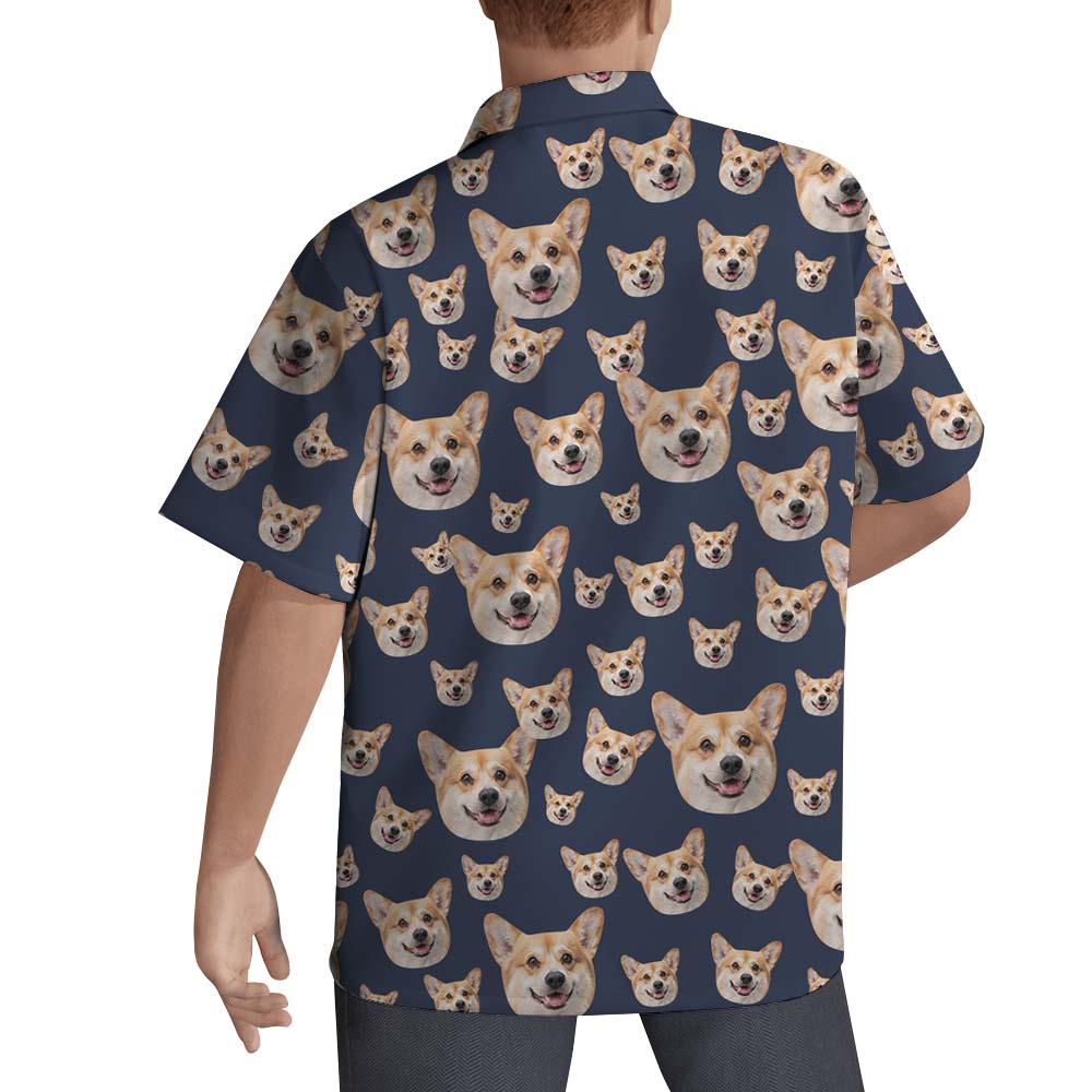 Custom Hawaiian Shirts With Dog Face On Them