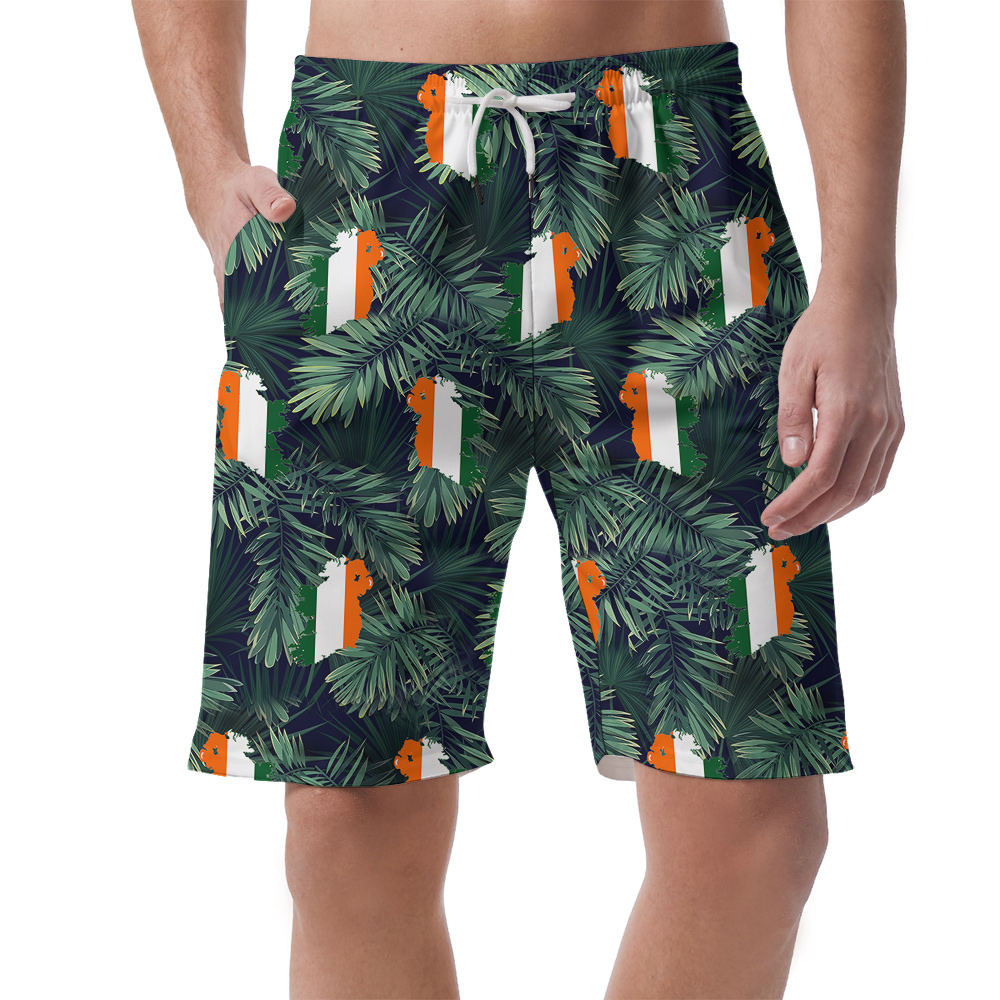 Luck of the Irish Tropical Flag Hawaiian Short for Men - variant image 1