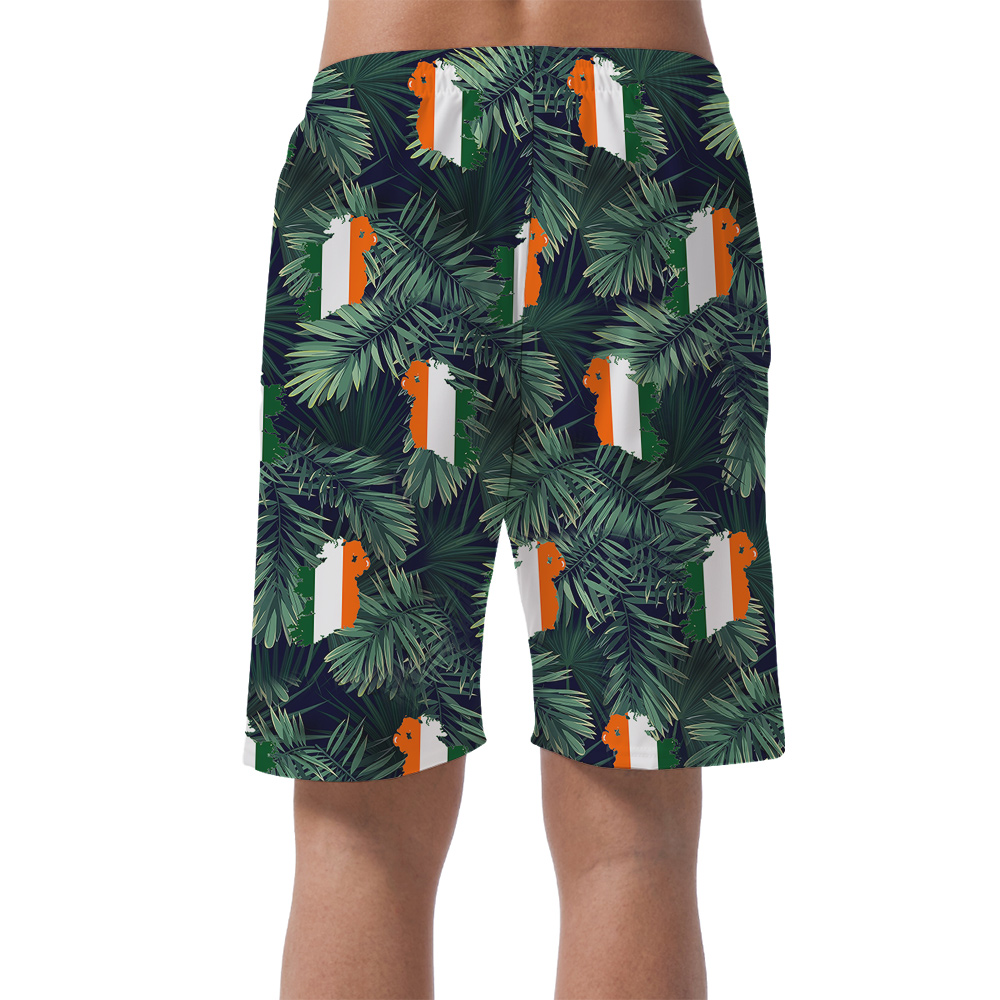 Luck of the Irish Tropical Flag Hawaiian Short for Men