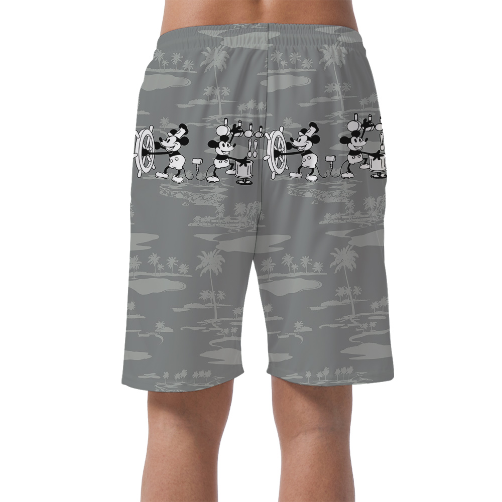 White Mickey 1928 Edition Tropical Short for Men