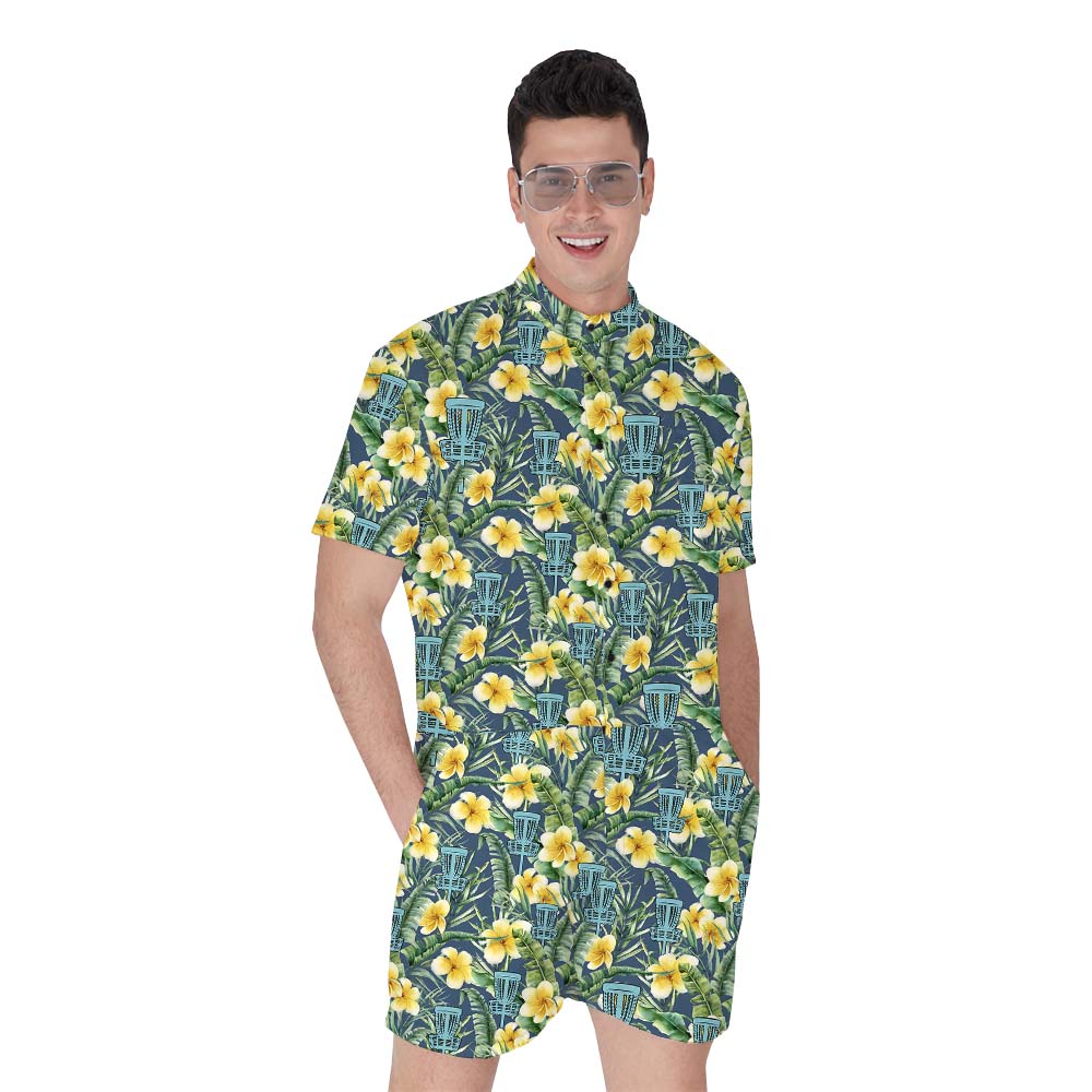 Cool Disc Golf Men's Hawaiian Romper - variant image 1